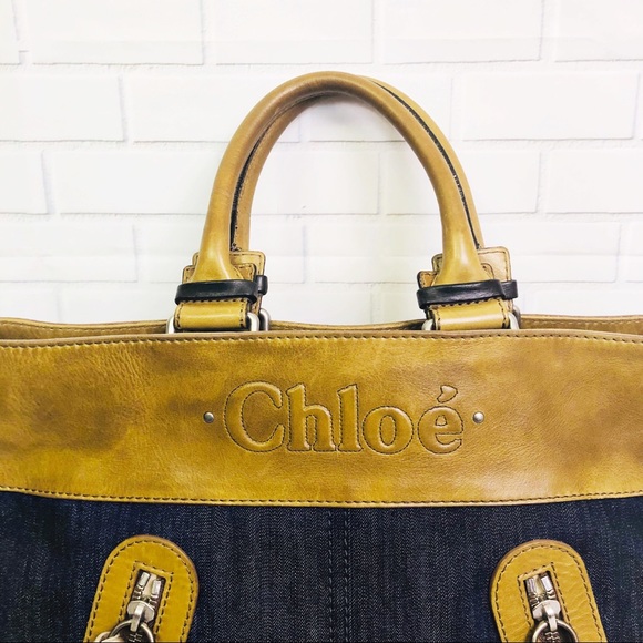 Chloe Denim Tote Bag. - Picture 2 of 8